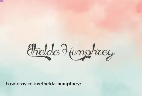 Ethelda Humphrey