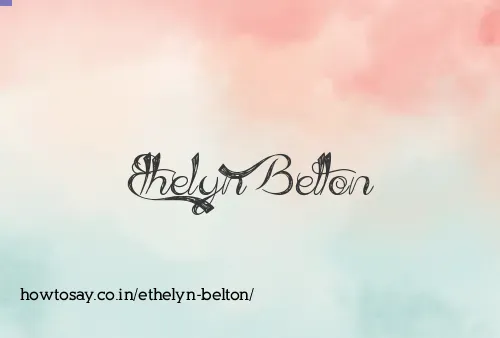 Ethelyn Belton
