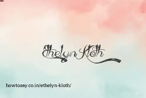 Ethelyn Kloth