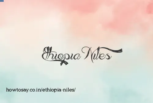 Ethiopia Niles
