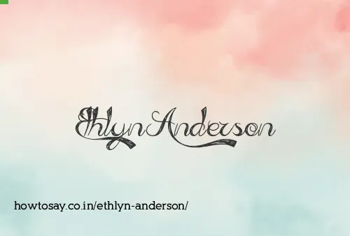 Ethlyn Anderson
