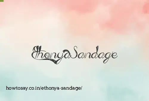 Ethonya Sandage