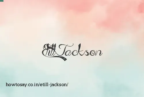 Etill Jackson