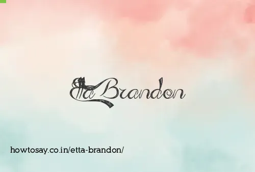 Etta Brandon
