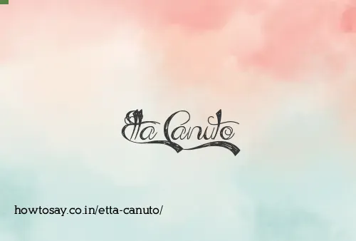 Etta Canuto