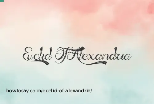 Euclid Of Alexandria