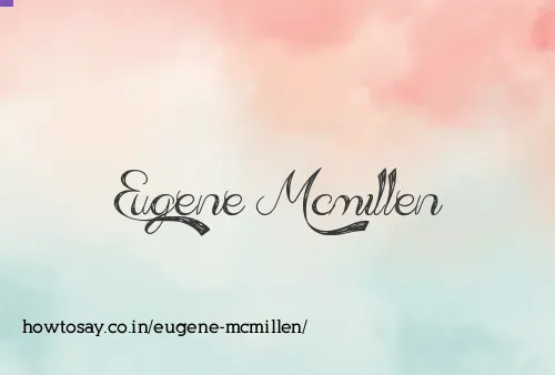 Eugene Mcmillen