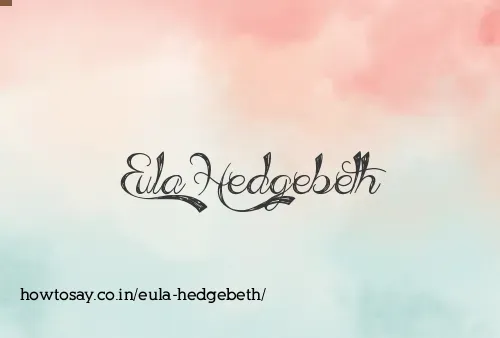 Eula Hedgebeth