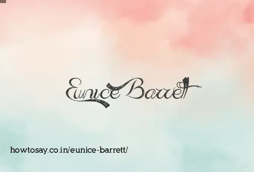 Eunice Barrett