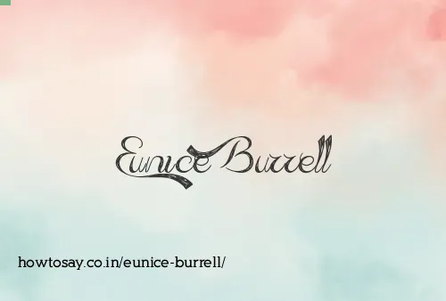 Eunice Burrell