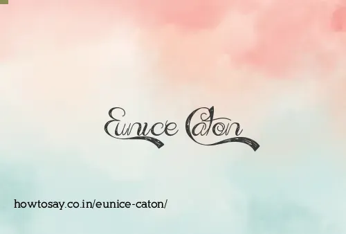 Eunice Caton