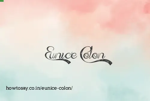 Eunice Colon