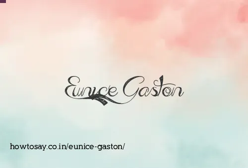Eunice Gaston