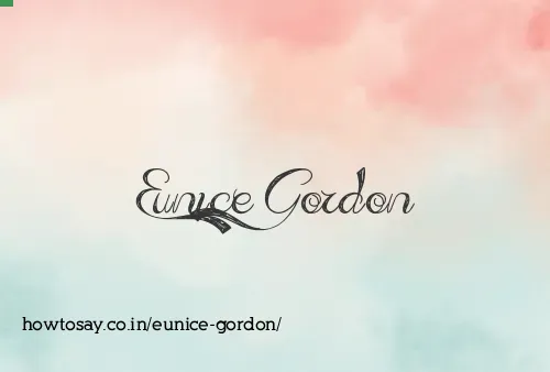 Eunice Gordon
