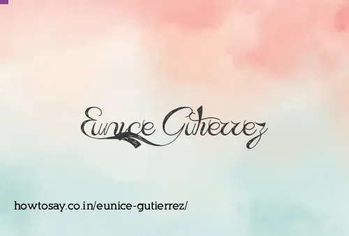 Eunice Gutierrez