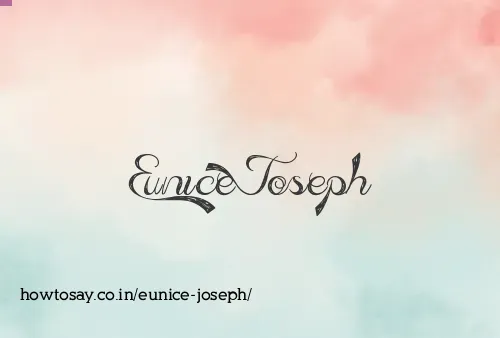 Eunice Joseph