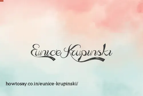 Eunice Krupinski