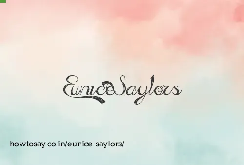 Eunice Saylors