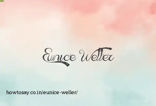 Eunice Weller