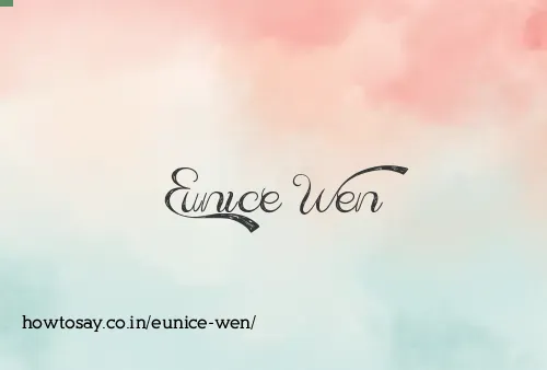 Eunice Wen