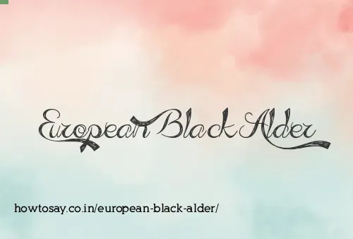European Black Alder