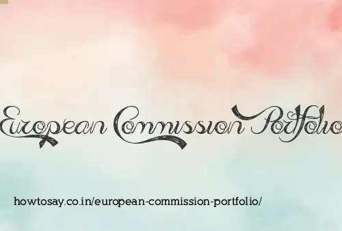 European Commission Portfolio