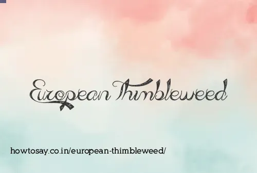 European Thimbleweed