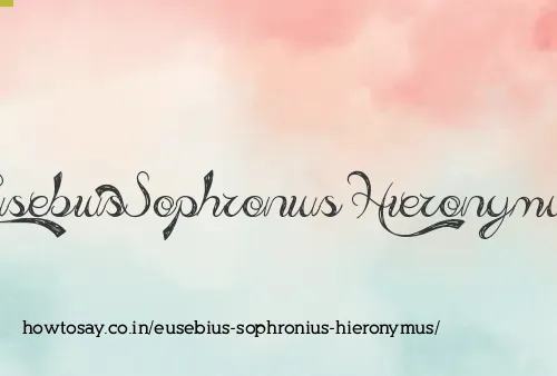 Eusebius Sophronius Hieronymus