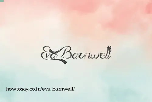 Eva Barnwell