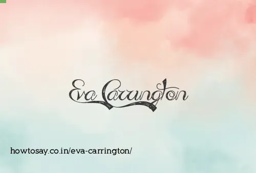 Eva Carrington