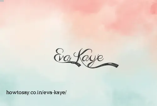 Eva Kaye