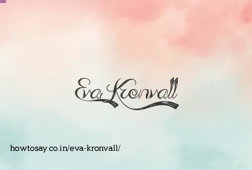 Eva Kronvall