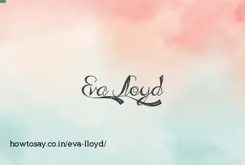 Eva Lloyd