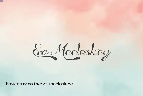 Eva Mccloskey