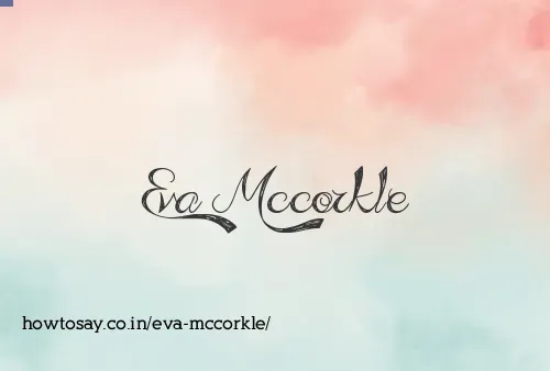 Eva Mccorkle