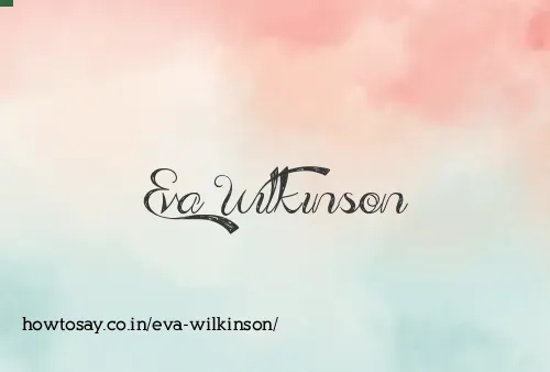 Eva Wilkinson
