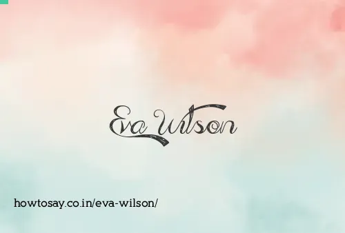 Eva Wilson