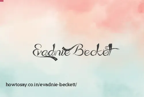 Evadnie Beckett