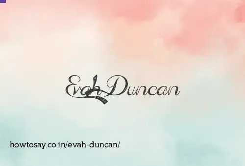 Evah Duncan
