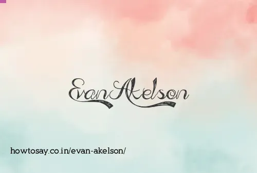 Evan Akelson