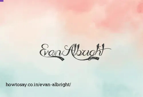 Evan Albright