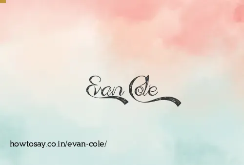 Evan Cole