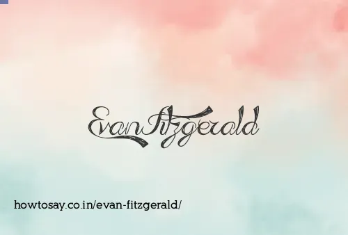 Evan Fitzgerald