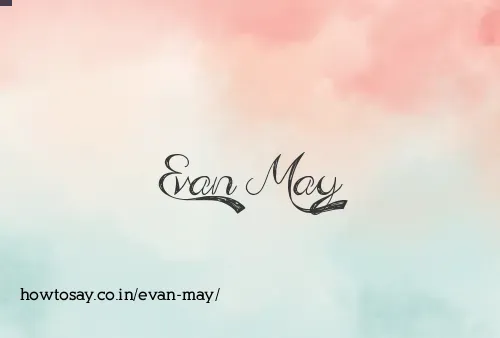 Evan May
