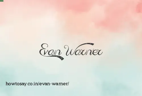 Evan Warner