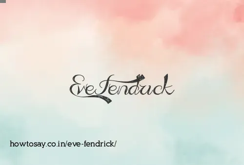 Eve Fendrick
