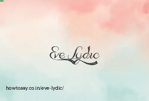 Eve Lydic