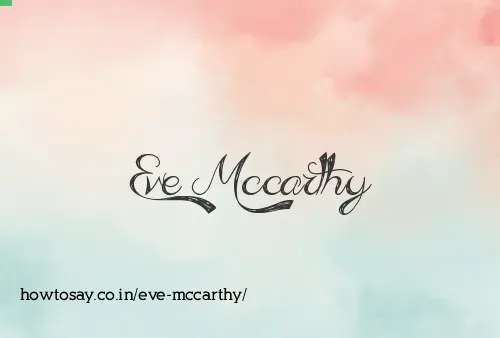 Eve Mccarthy