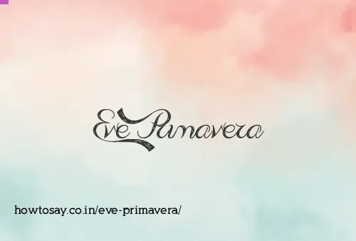 Eve Primavera