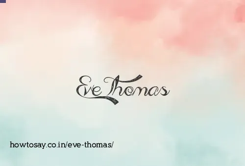 Eve Thomas